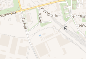 U nádraží v obci Praha 8 - mapa ulice