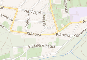 U nás v obci Praha - mapa ulice