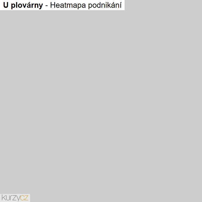 Mapa U plovárny - Firmy v ulici.