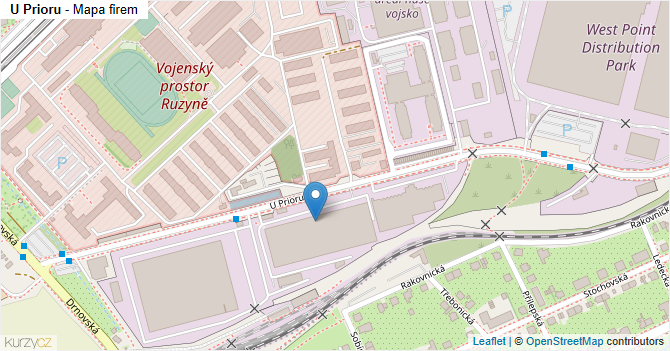 U Prioru - mapa firem