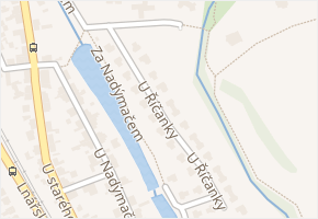 U Říčanky v obci Praha - mapa ulice