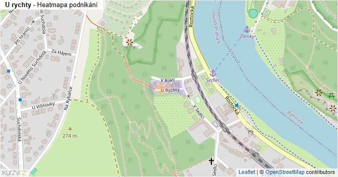U rychty - mapa podnikání