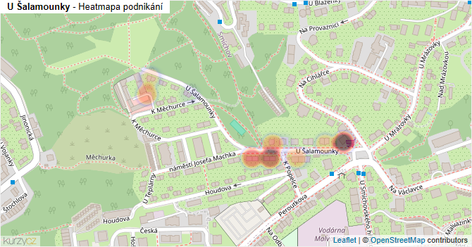 U Šalamounky - mapa podnikání