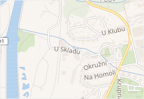 U skladu v obci Praha - mapa ulice