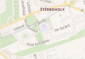 U školy v obci Praha 7 - mapa ulice