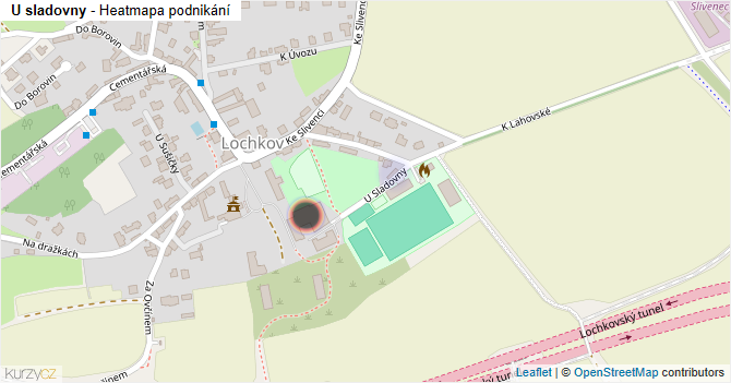 U sladovny - mapa podnikání