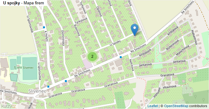 U spojky - mapa firem