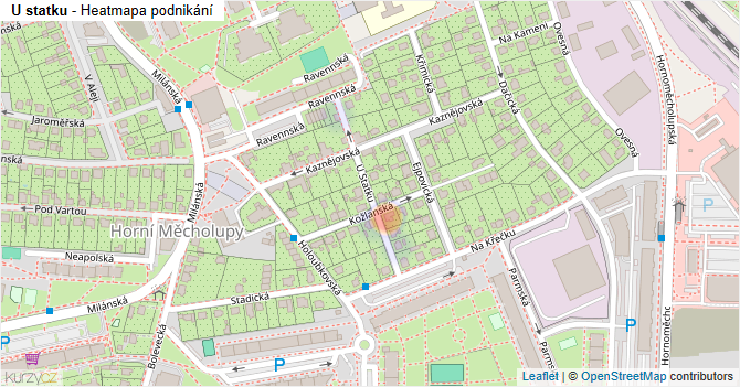 U statku - mapa podnikání