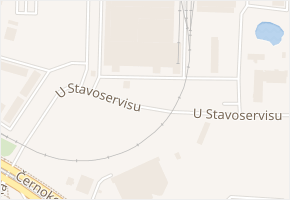 U Stavoservisu v obci Praha 6 - mapa ulice