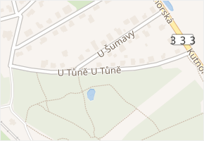 U Šumavy v obci Praha - mapa ulice