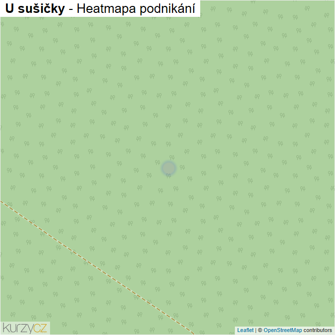 Mapa U sušičky - Firmy v ulici.