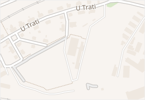 U trati v obci Praha - mapa ulice