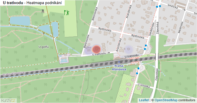 U trativodu - mapa podnikání
