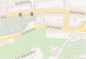 U Trojice v obci Praha 4 - mapa ulice