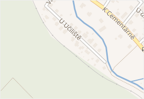 U učiliště v obci Praha - mapa ulice