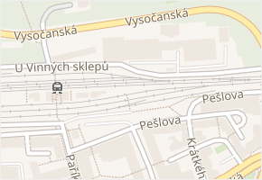 U vinných sklepů v obci Praha - mapa ulice