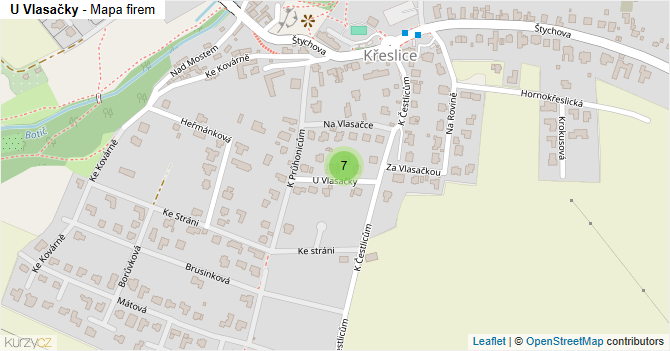 U Vlasačky - mapa firem