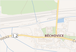 U vrby v obci Praha - mapa ulice