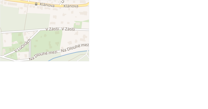 U Zátiší v obci Praha - mapa ulice