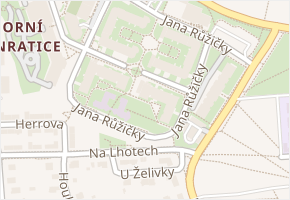 U zeleného ptáka v obci Praha 4 - mapa ulice