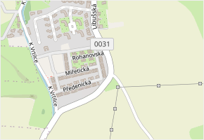 Úbislavská v obci Praha - mapa ulice