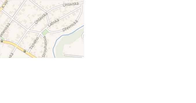 Úhlavská v obci Praha - mapa ulice