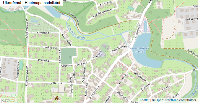 Ukončená - mapa podnikání