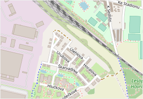Úlehlova v obci Praha - mapa ulice