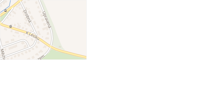 Upravená v obci Praha - mapa ulice