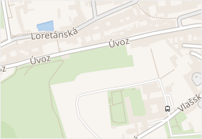 Úvoz v obci Praha - mapa ulice