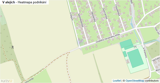 V alejích - mapa podnikání