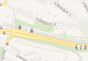 V bokách II v obci Praha - mapa ulice