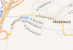 V Brůdku v obci Praha - mapa ulice
