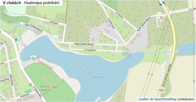 V chatách - mapa podnikání