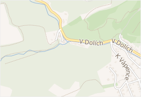 V dolích v obci Praha - mapa ulice