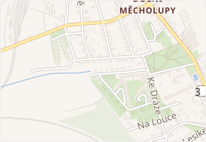 V dolinách v obci Praha 2 - mapa ulice