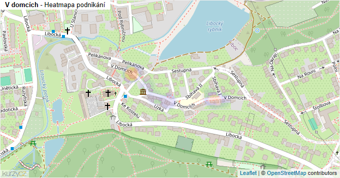 V domcích - mapa podnikání
