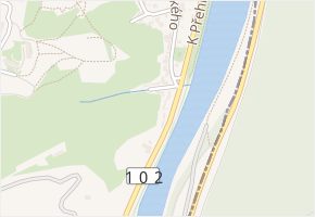 V hluboké v obci Praha - mapa ulice