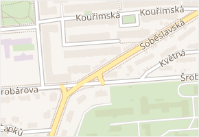 V Horní Stromce v obci Praha - mapa ulice