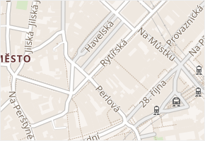 V kotcích v obci Praha - mapa ulice