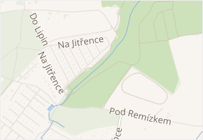 V Lipinách v obci Praha 14 - mapa ulice