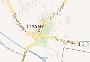 V listnáčích v obci Praha - mapa ulice