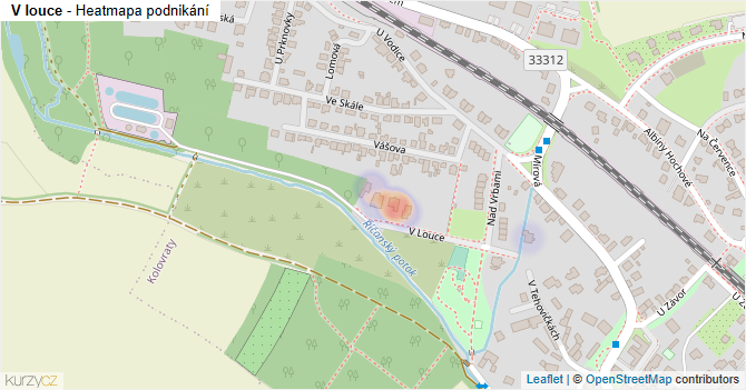 V louce - mapa podnikání