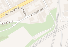 V mezihoří v obci Praha 6 - mapa ulice