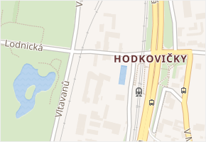 V náklích v obci Praha - mapa ulice