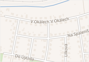 V Okálech v obci Praha 7 - mapa ulice