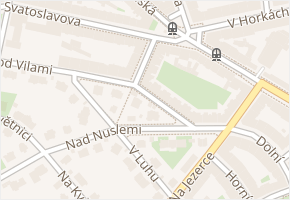 V podluží v obci Praha - mapa ulice