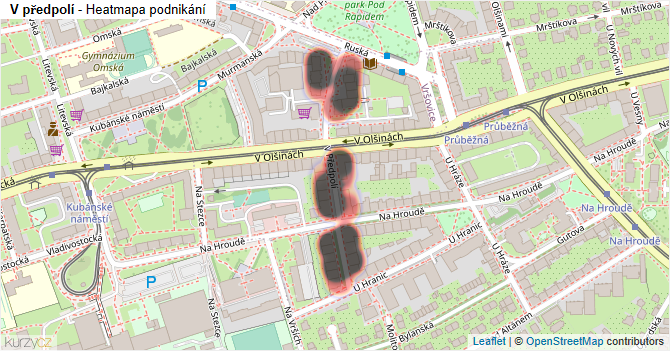 V předpolí - mapa podnikání