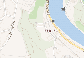 V rokli v obci Praha - mapa ulice