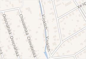 V roklích v obci Praha 1 - mapa ulice